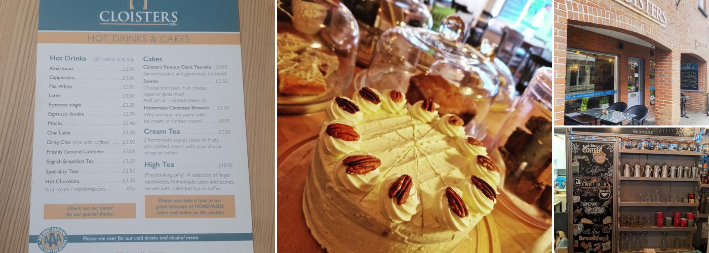 Cloisters Menu