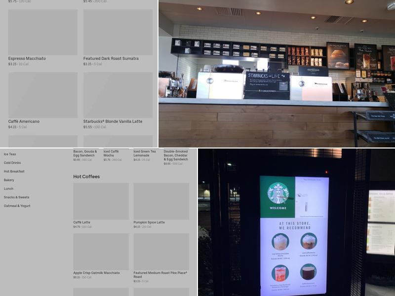 Starbucks Menu