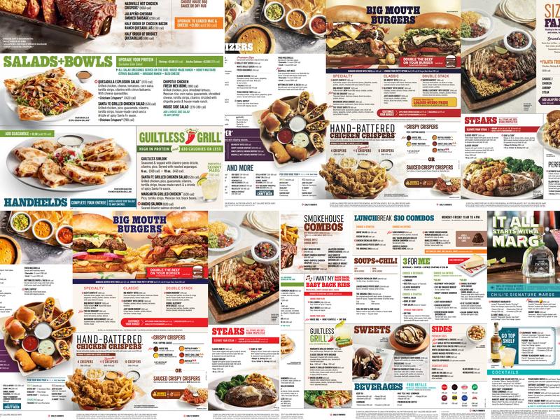 Chili's Grill & Bar Menu