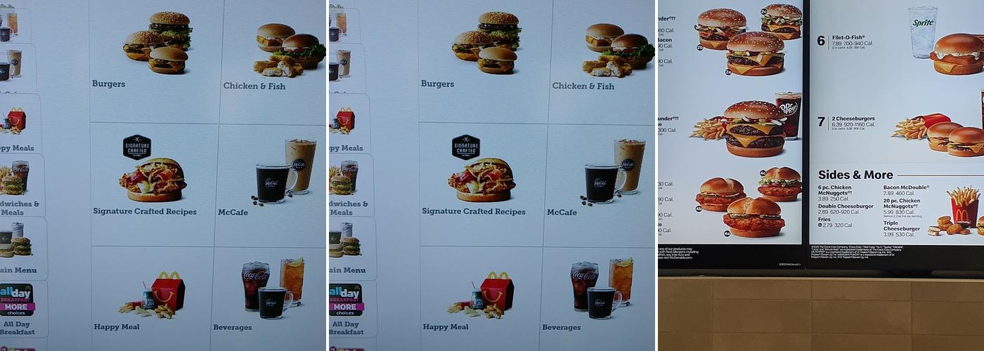 McDonald's Menu