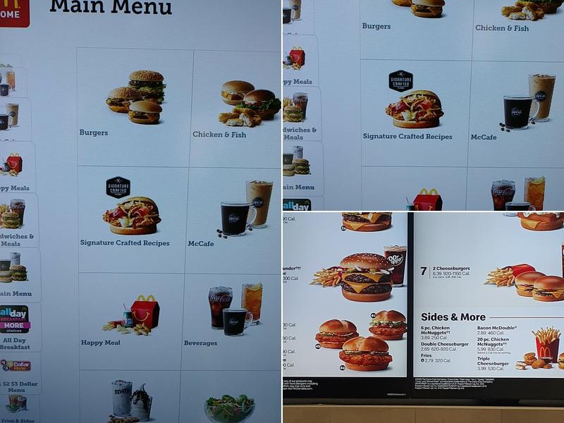 McDonald's Menu