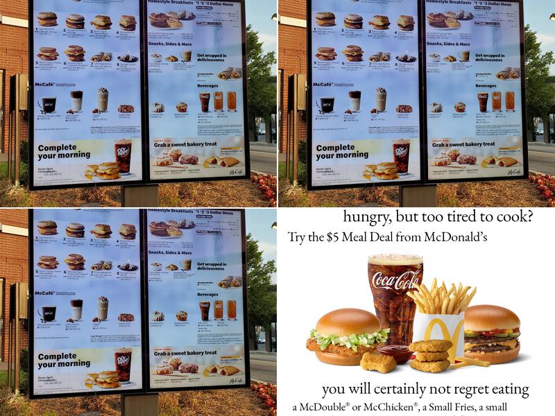 McDonald's Menu