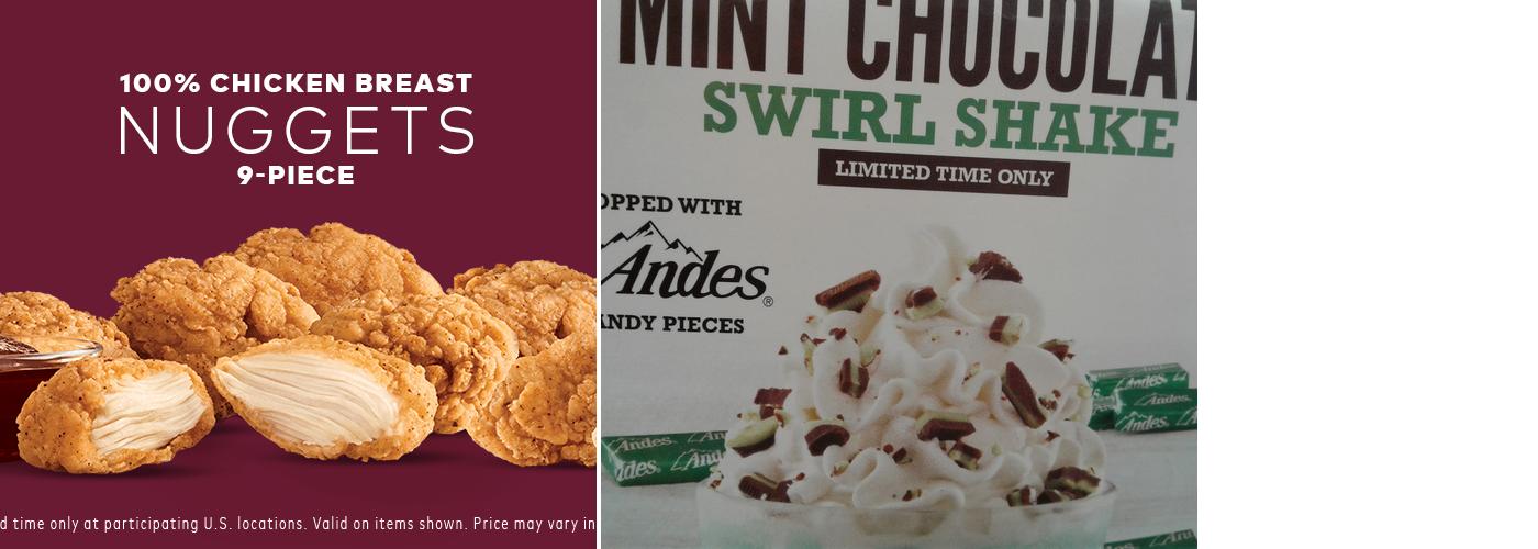 Arby's Menu