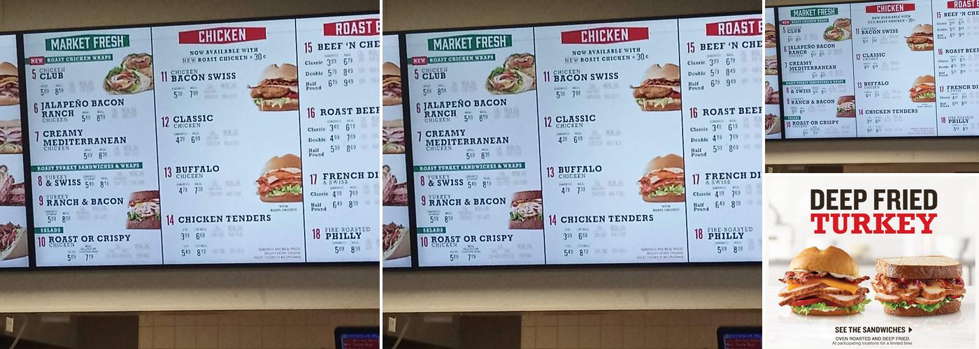 Arby's Menu