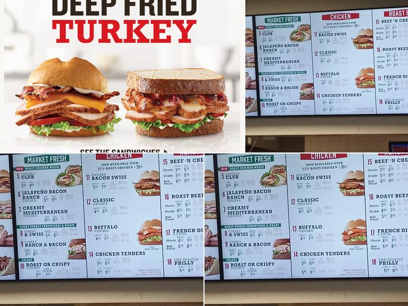 Arby's Menu