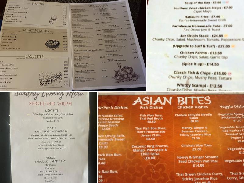 The Bolton Arms Menu