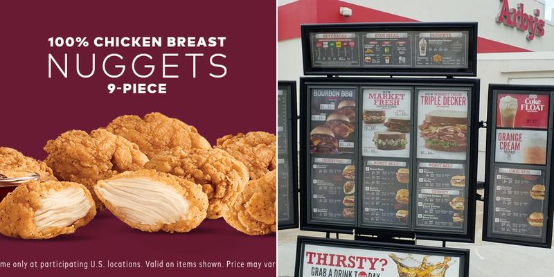 Arby's Menu