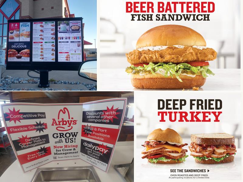 Arby's Menu