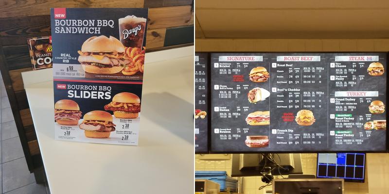 Arby's Menu