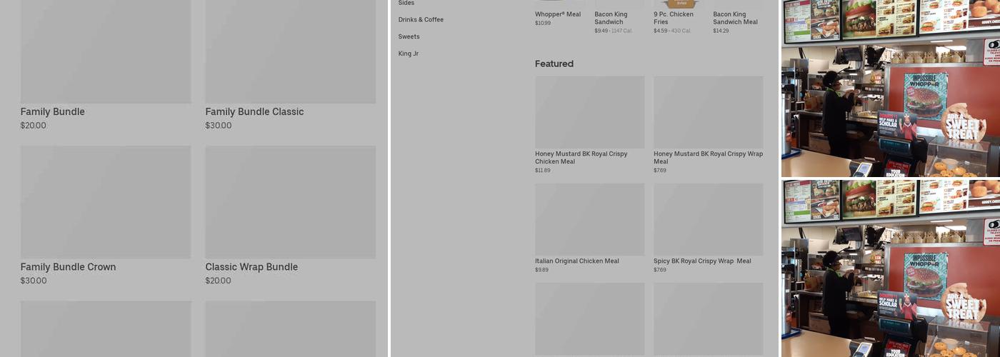 Burger King Menu