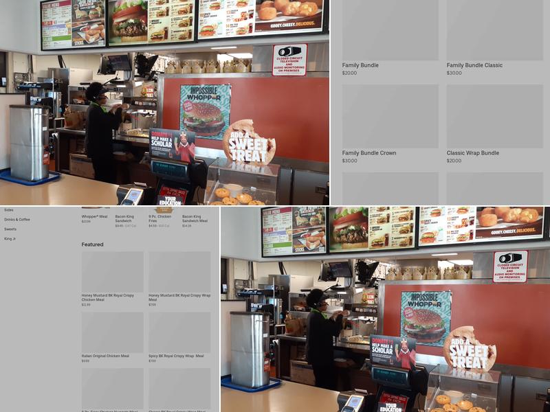 Burger King Menu