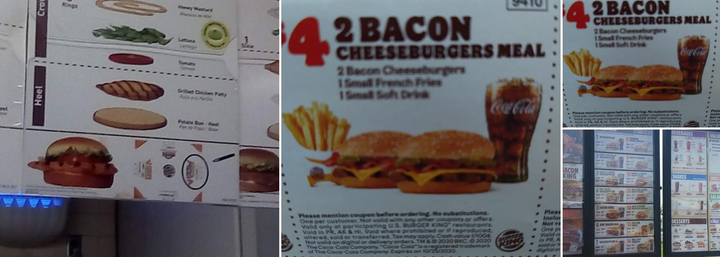 Burger King Menu