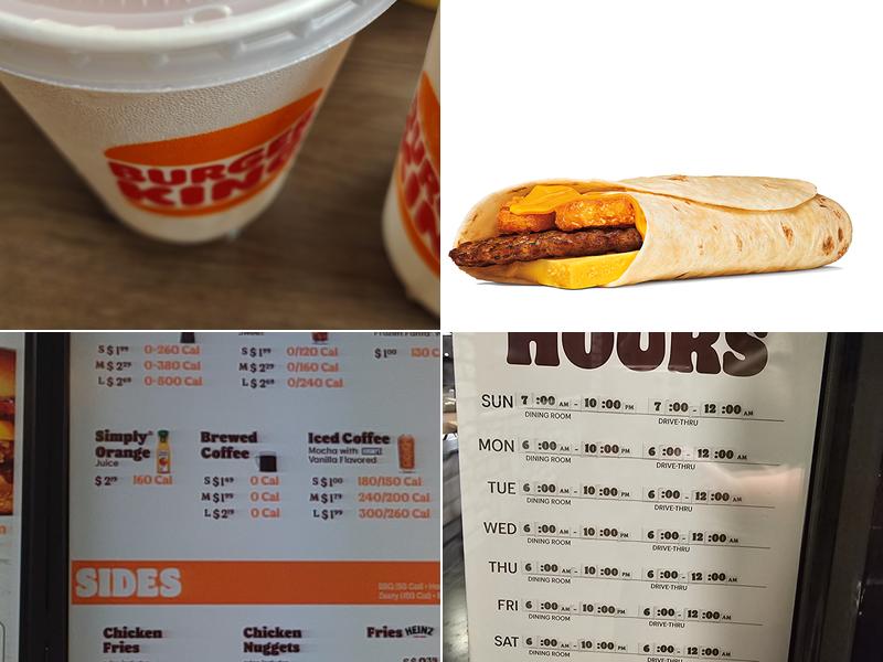 Burger King Menu