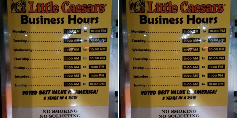 Little Caesars Pizza Menu