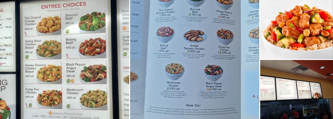Panda Express Menu