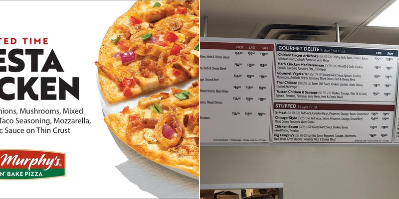 Papa Murphy's | Take 'N' Bake Pizza Menu