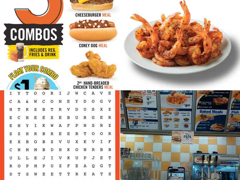 A&W Restaurant Menu