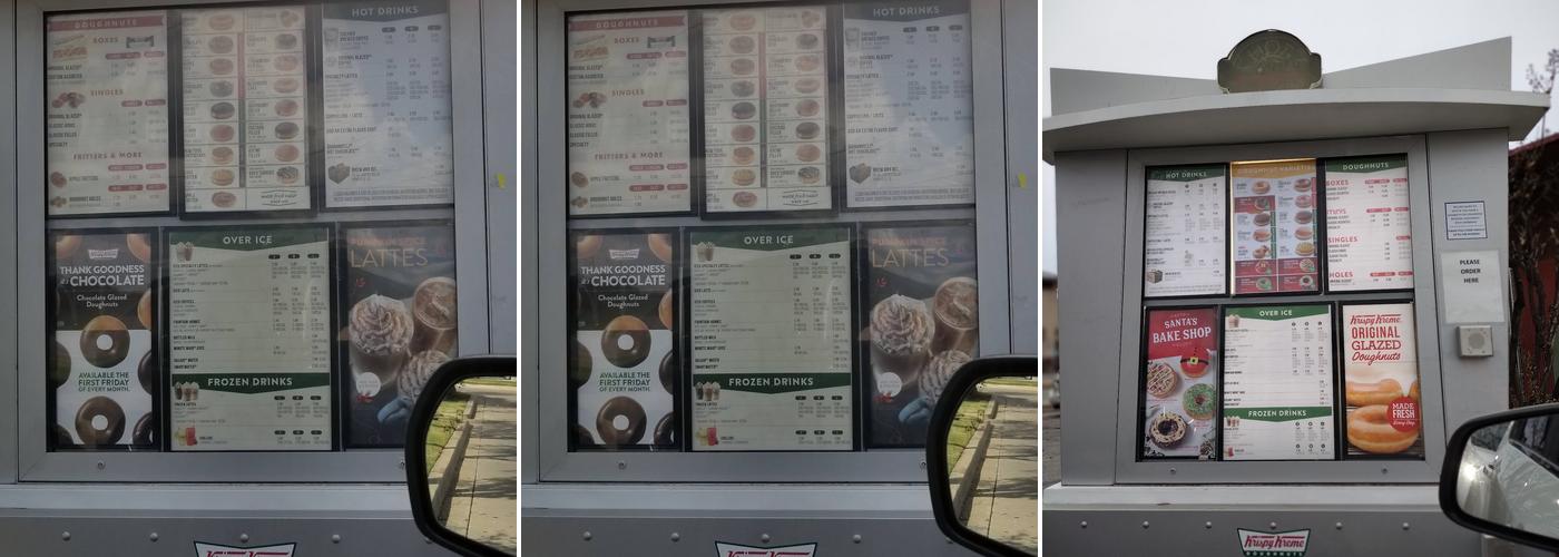 Krispy Kreme Menu