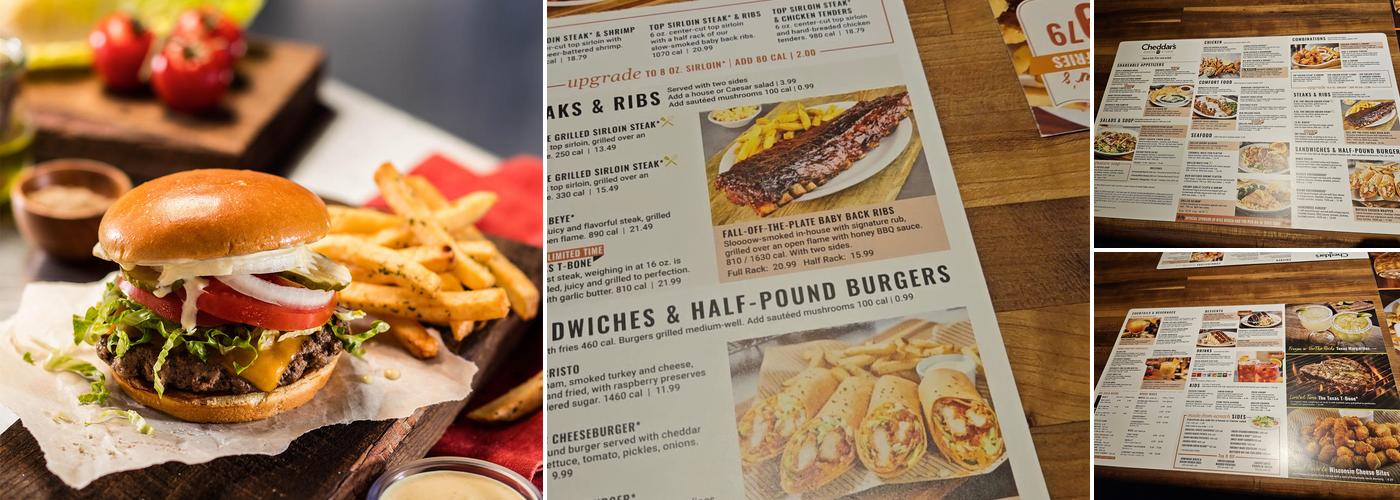 Cheddar's Scratch Kitchen Menu