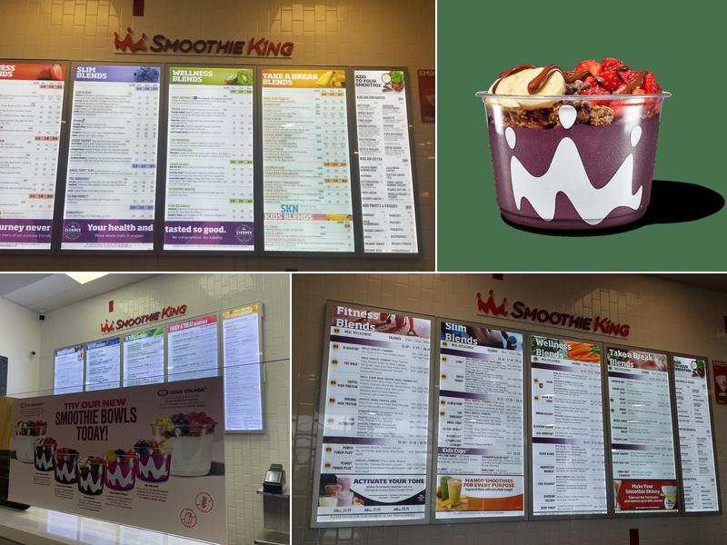 Smoothie King Menu