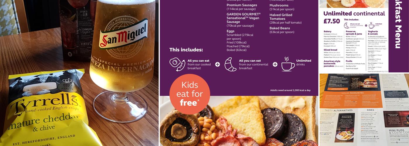 The Bamford Arms Beefeater Menu