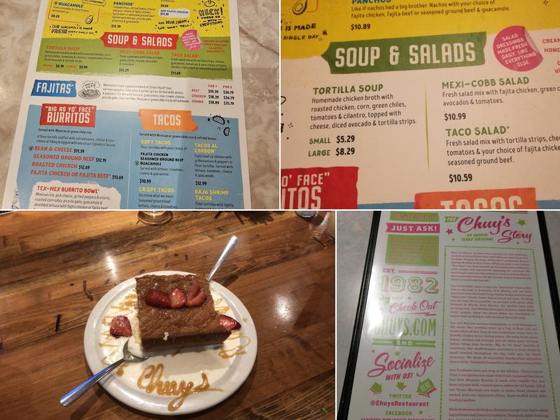 Chuy's Menu