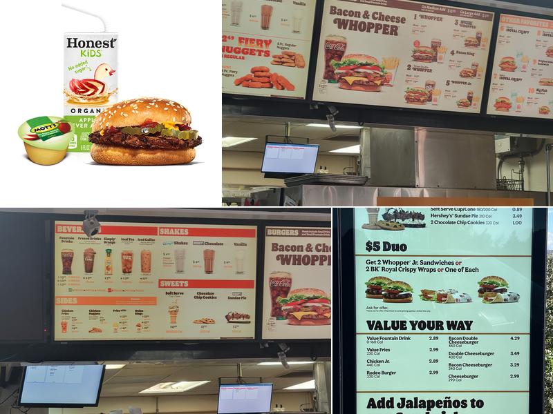 Burger King Menu