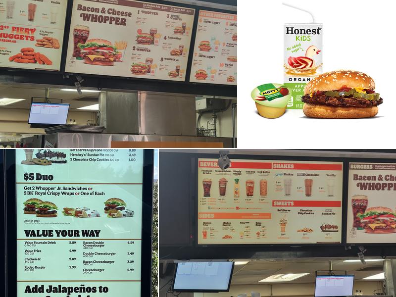 Burger King Menu