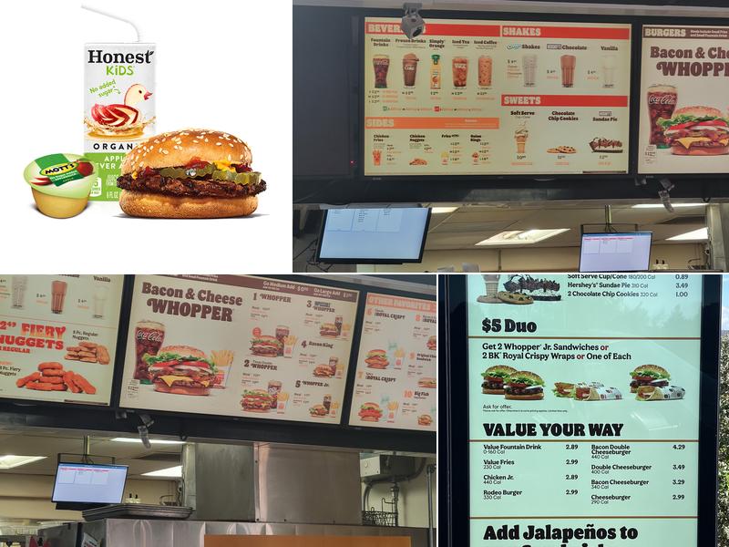 Burger King Menu