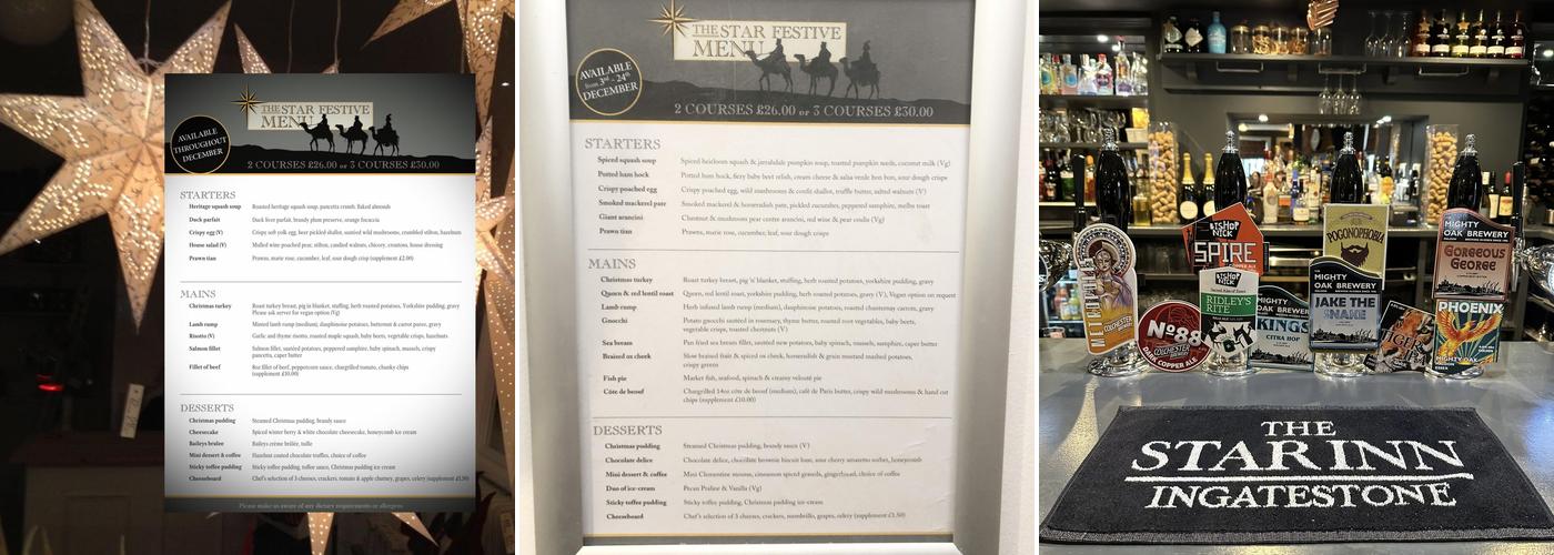 The Star Inn Menu