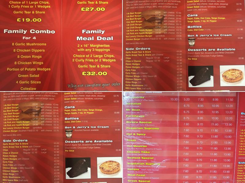 Pizza Magic Menu