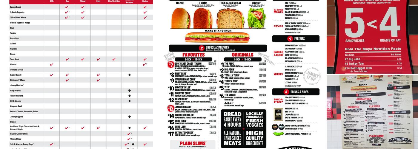 Jimmy John's Menu