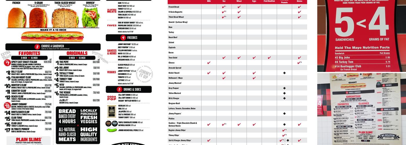 Jimmy John's Menu