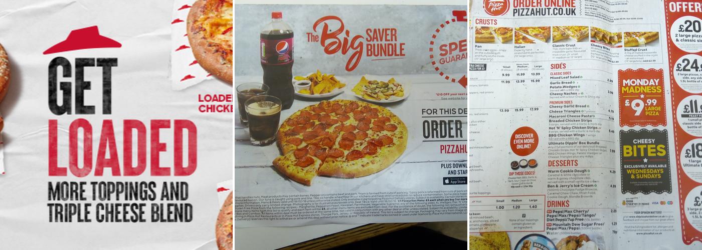 Pizza Hut Delivery Menu