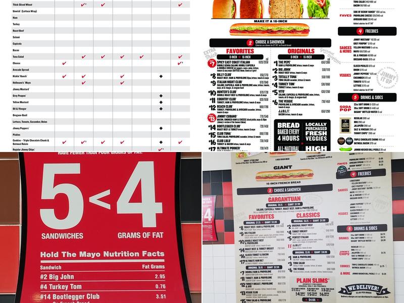 Jimmy John's Menu