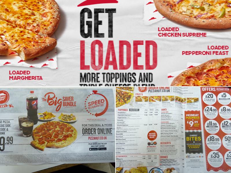Pizza Hut Delivery Menu