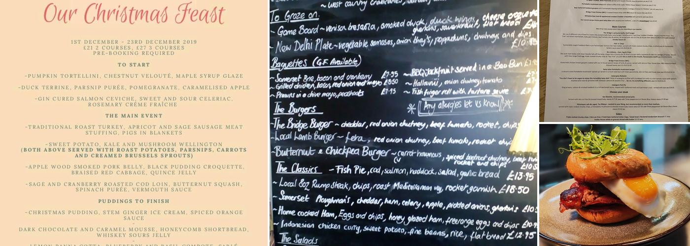 The Bridge Inn Menu