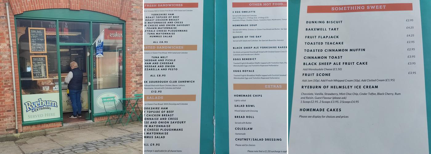 Yorks Of Thirsk Menu