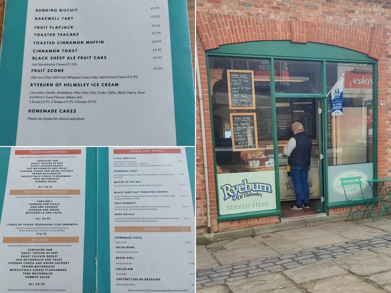 Yorks Of Thirsk Menu