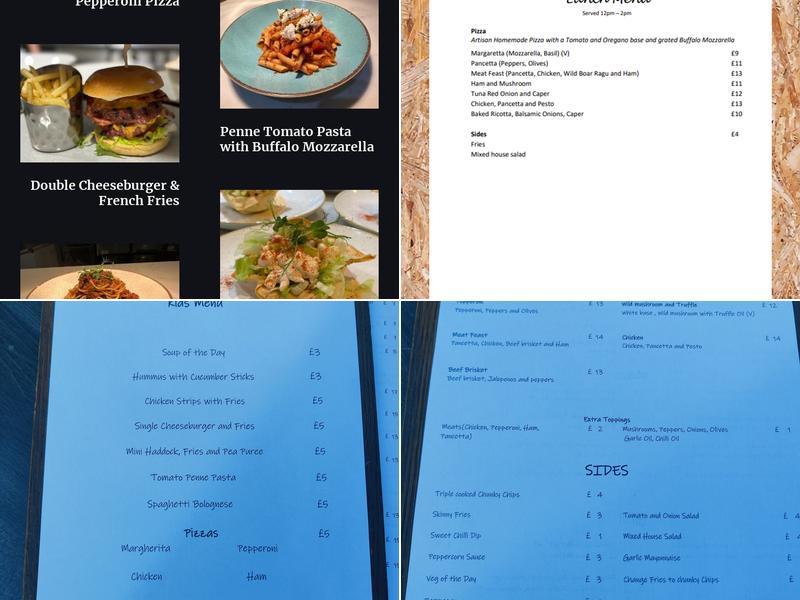 The Watermill Bar and Grill Menu