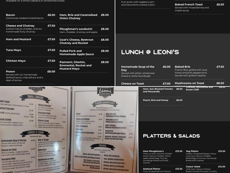 Leoni Menu