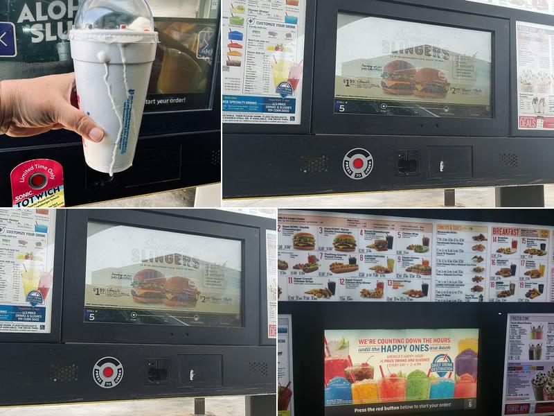 Sonic Drive-In Menu
