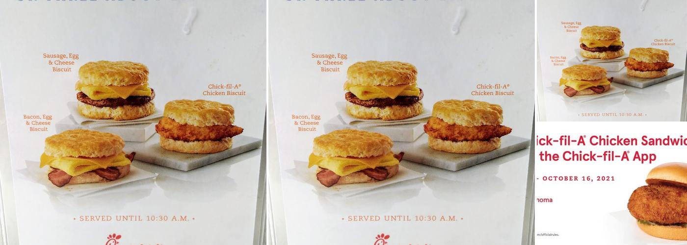Chick-fil-A Menu