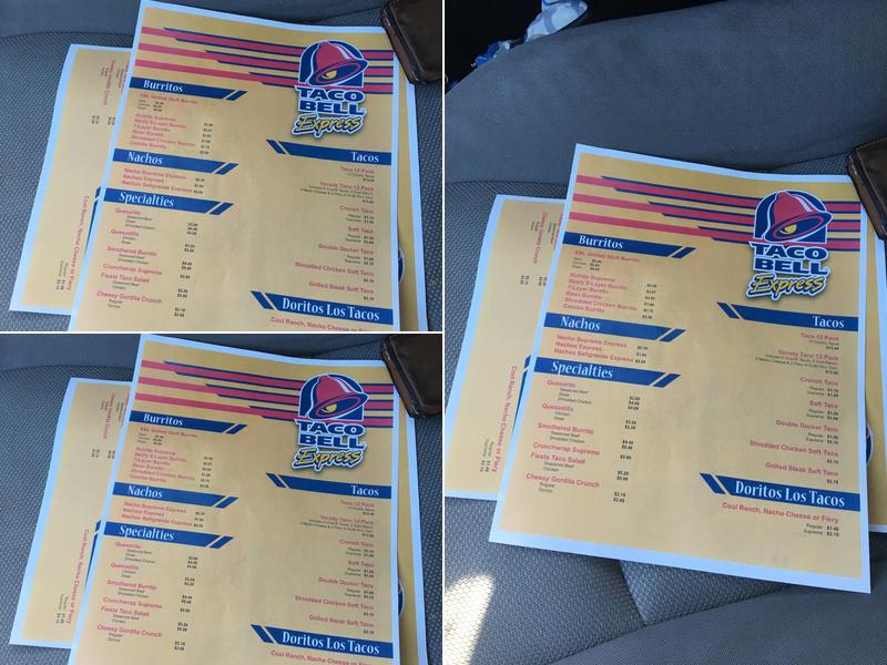 Taco Bell Menu