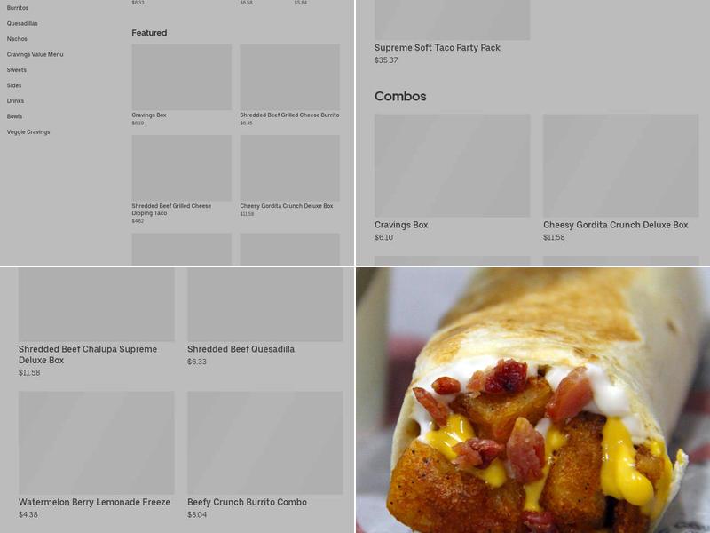 Taco Bell Menu