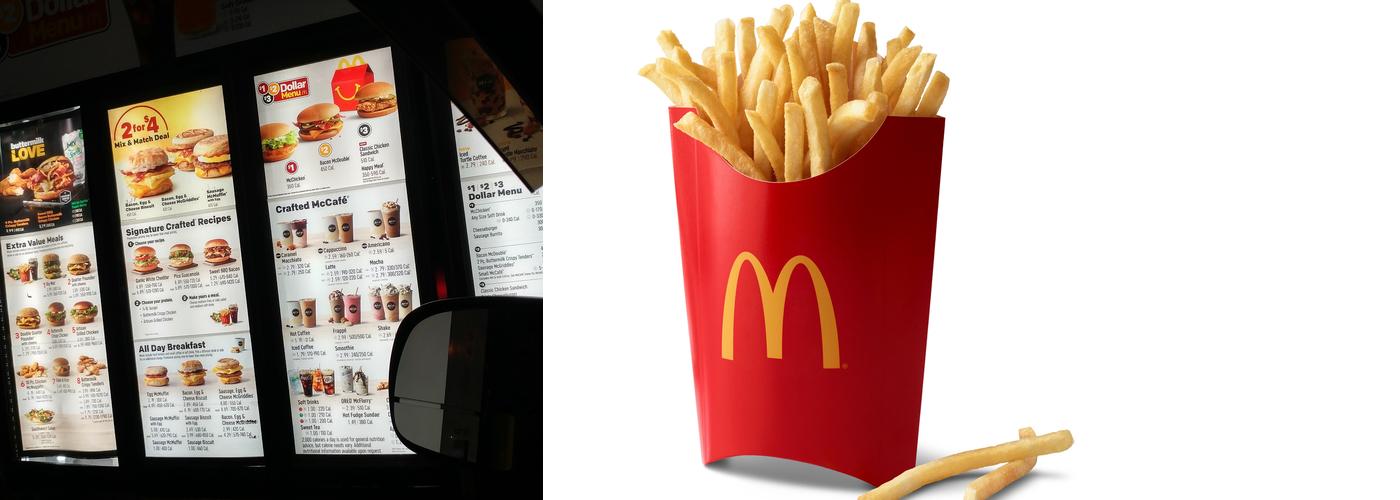 McDonald's Menu