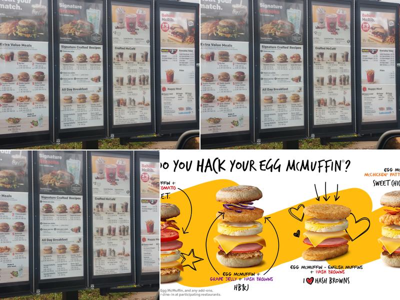 McDonald's Menu