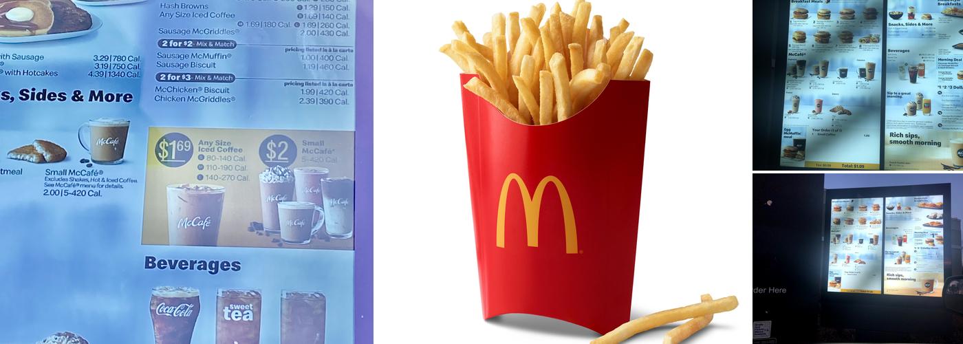 McDonald's Menu
