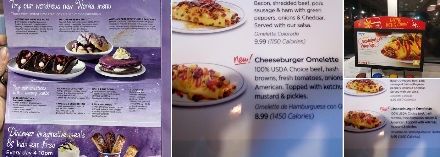IHOP Menu