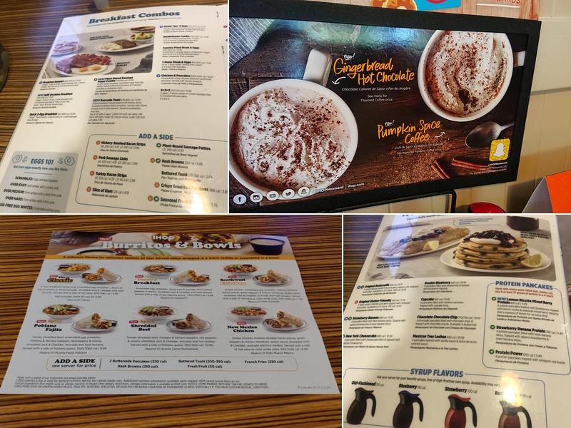 IHOP Menu